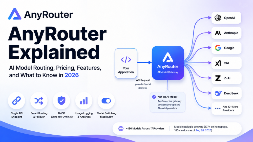 AnyRouter Explained | AI Model Routing, Pricing, Features, and What to Know in 2026