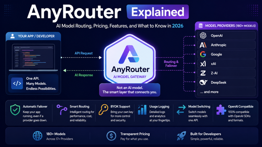AnyRouter Explained | AI Model Routing, Pricing, Features, and What to Know in 2026