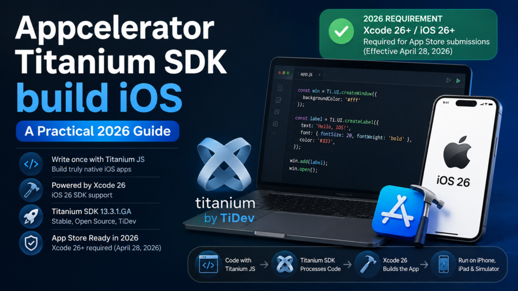 Appcelerator Titanium SDK build iOS | A Practical 2026 Guide