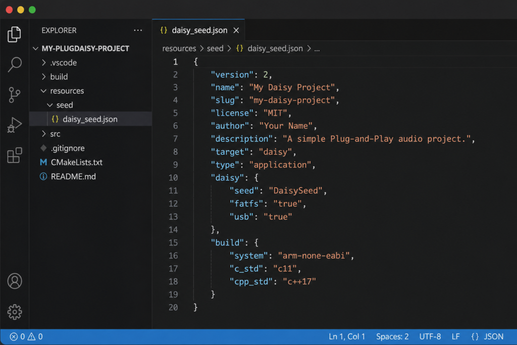 Daisy Seed JSON File for plugdata | Custom Hardware Mapping Explained