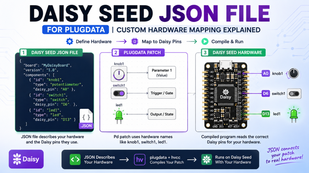 Daisy Seed JSON File for plugdata | Custom Hardware Mapping Explained
