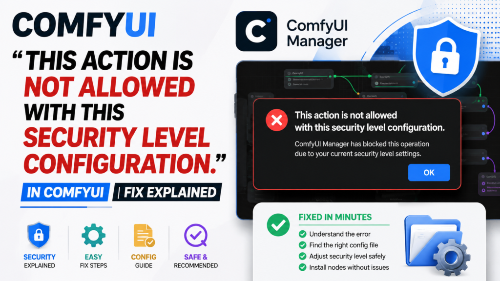 This Action Is Not Allowed With This Security Level Configuration.