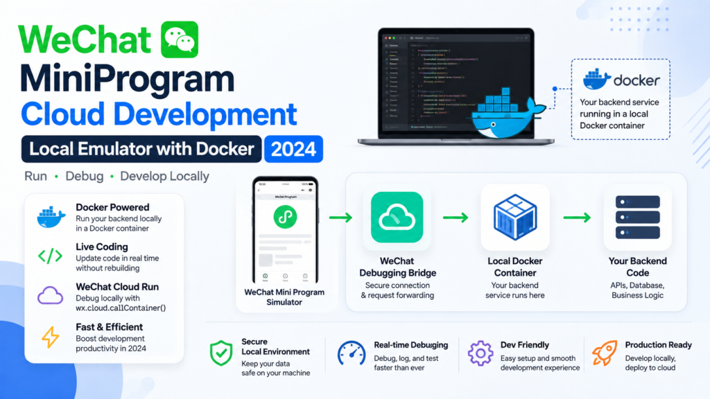 WeChat MiniProgram Cloud Development Local Emulator Docker 2024