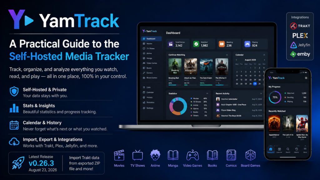 YamTrack | A Practical Guide to the Self-Hosted Media Tracker