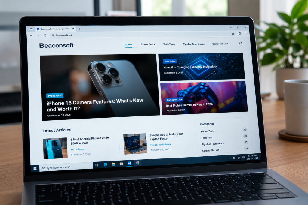 #Beaconsoft Latest Tech | What the Website Really Covers in 2026