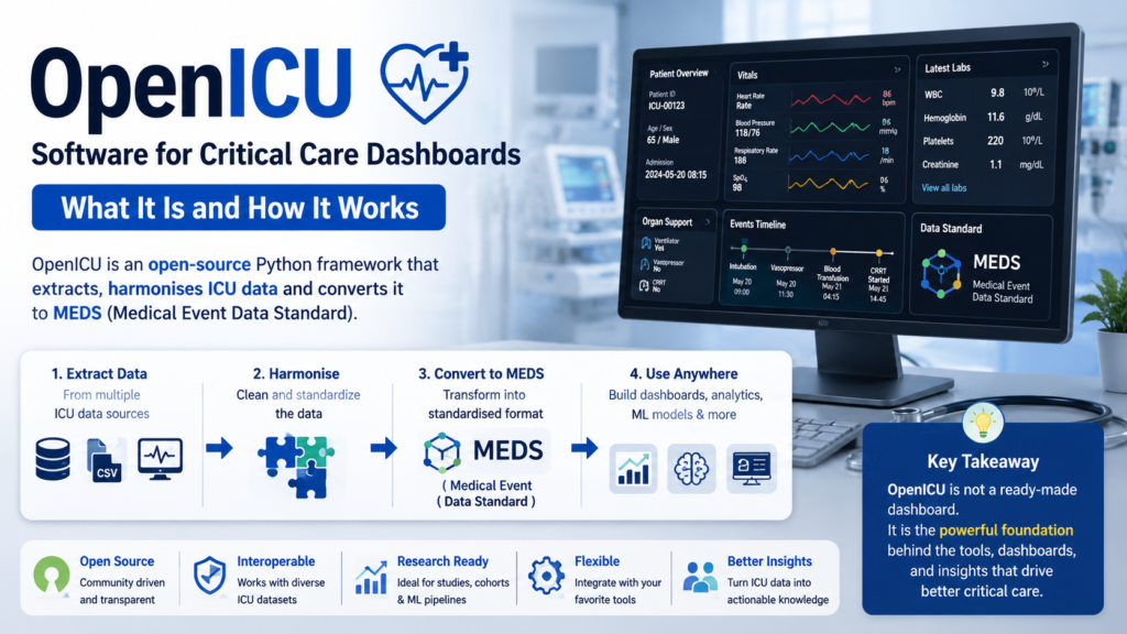 OpenICU Software for Critical Care Dashboards | What It Is and How It Works