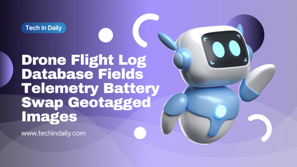 Drone Flight Log Database Fields Telemetry Battery Swap Geotagged Images Drone Flight Log Database Fields Telemetry Battery Swap Geotagged Images