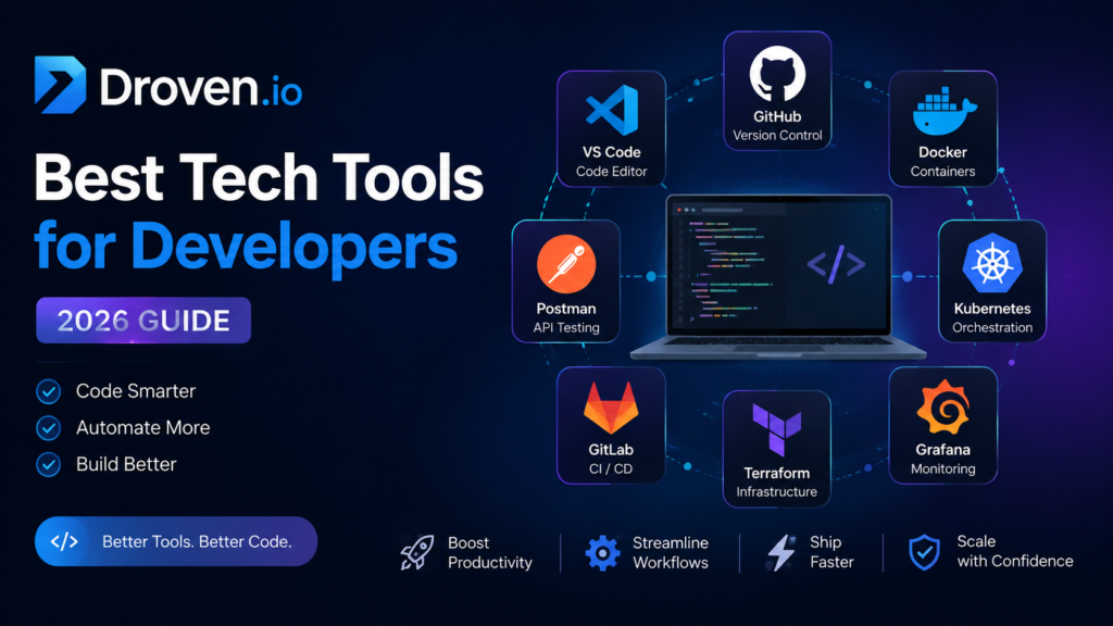 Droven.io Best Tech Tools for Developers | 2026 Guide