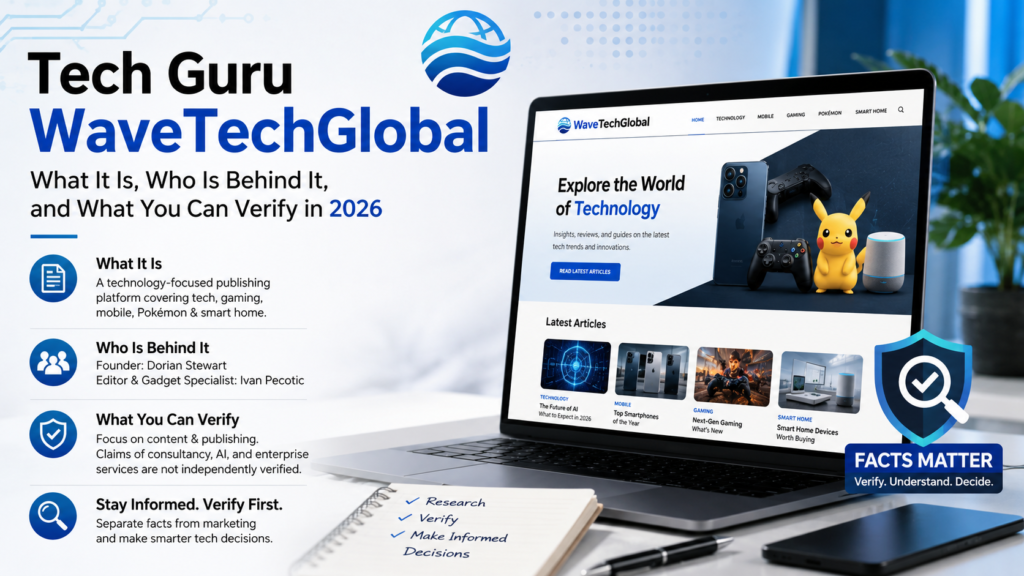 Tech Guru WaveTechGlobal | What It Is, Who Is Behind It, and What You Can Verify in 2026 Tech Guru WaveTechGlobal | What It Is, Who Is Behind It, and What You Can Verify in 2026
